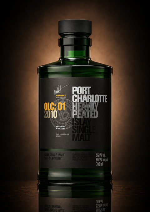 Port Charlotte - Single Malt Scotch Whisky - Series OLC 01 Islay Heavily Peated - 2010 - 750 ml