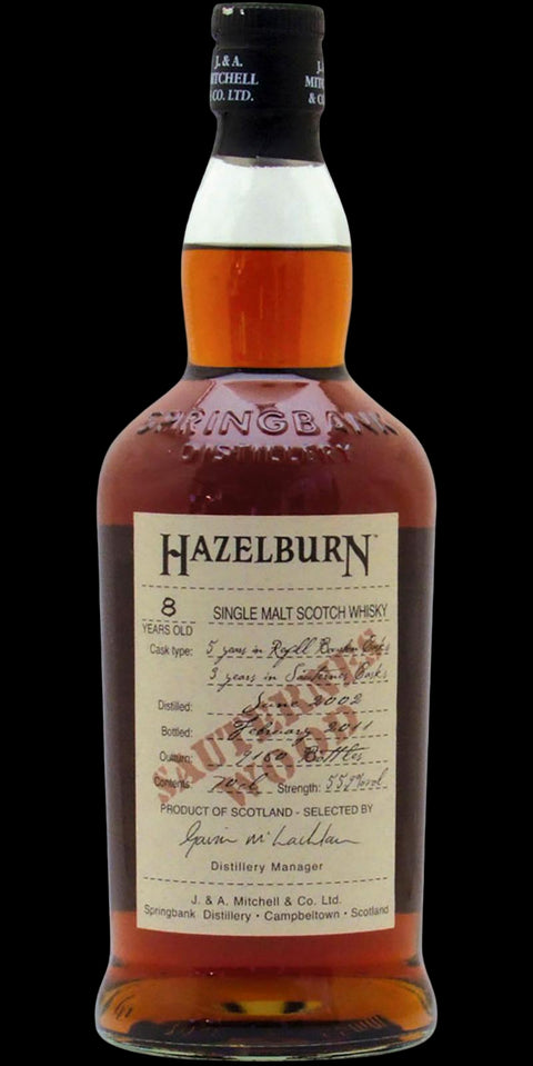 Hazelburn - Single Malt Scotch Whiskey - 8 Years Sauternes Wood 55% - 2002 - 700 ml