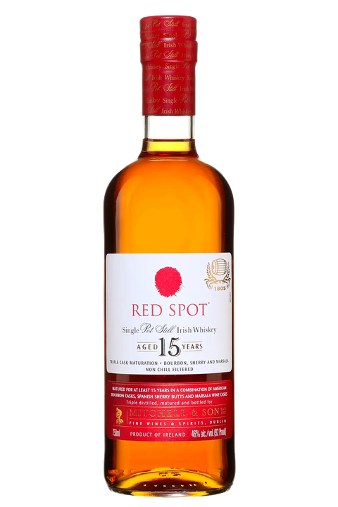 Mitchell & Son - Single Pot Still Irish Whiskey - Red Spot - 15 Years Old - 750 ml