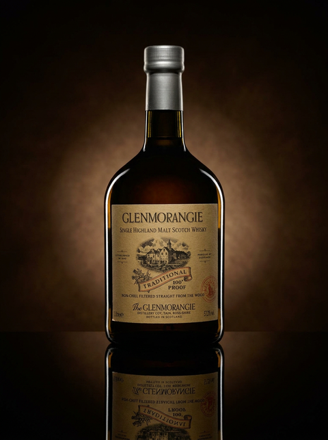 Glenmorangie - Single Malt Scotch Whisky - Traditional 100 Proof - 1000 ml