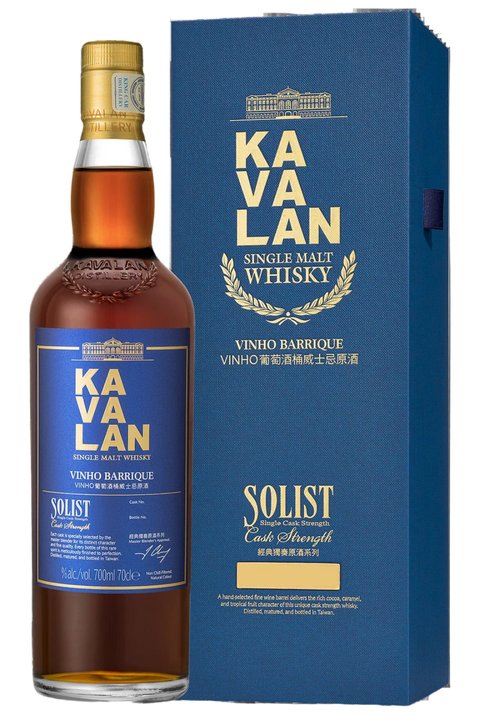 Kavalan Solist - Single Malt Whisky - Vinho Barrique 56.3% - 700 ml
