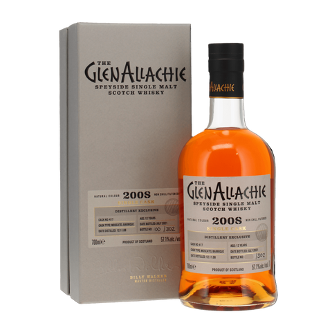Glenallachie - Single Malt Scotch Whisky - Single Cask 12 Years 57.1% 2008 - 700 ml