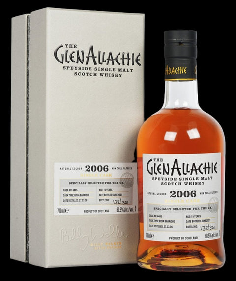 Glenallachie - Single Malt Scotch Whisky - Single Cask 15 Years 59.2% - 2006 - 700 ml