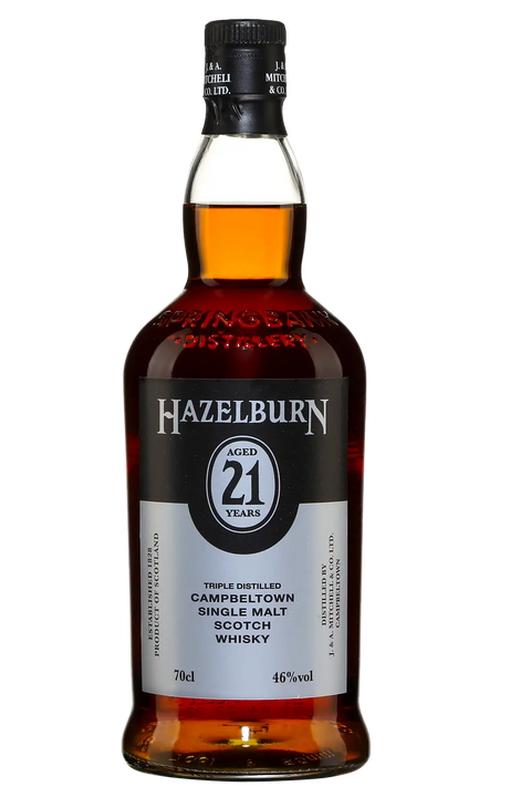Hazelburn - Single Malt Scotch Whisky - Triple Distilled - 21 Years - 700 ml