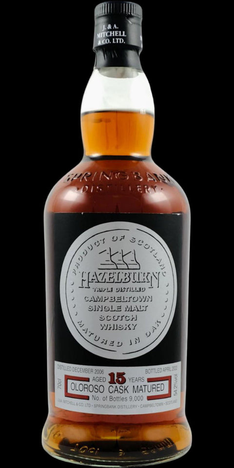 Hazelburn - Single Malt Scotch Whisky - 15 Years Oloroso 54.2% - 2006 - 700 ml