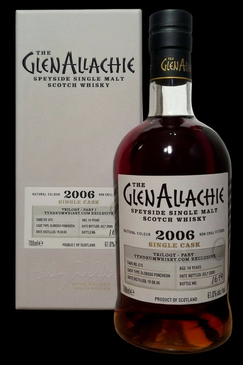 Glenallachie - Single Malt Scotch Whisky Single Cask 14 Years Trilogy Part 2 61% 2006 - 700 ml