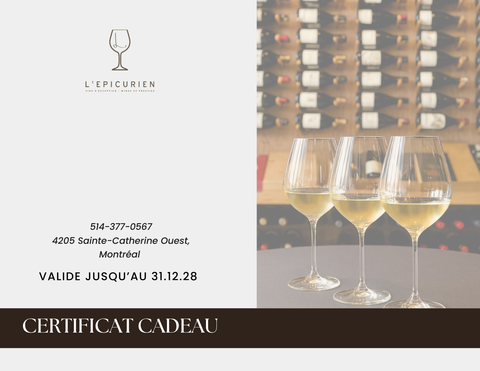 Carte Cadeau L'Épicurien