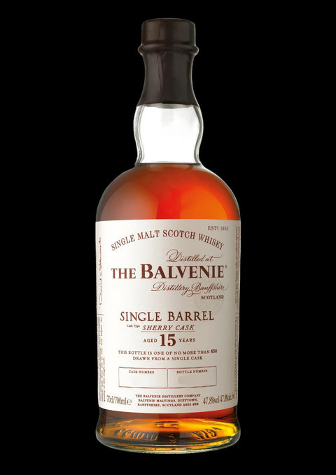 Balvenie - Single Malt Scotch Whisky - 15 Years Single Barrel Sherry Cask 47.8% - 700 ml